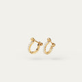 Amari CZ Conch Earrings (18K Gold Stainless Steel)