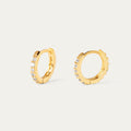 Estona Teeny-Tiny CZ Hoops (18K Gold Vermeil)