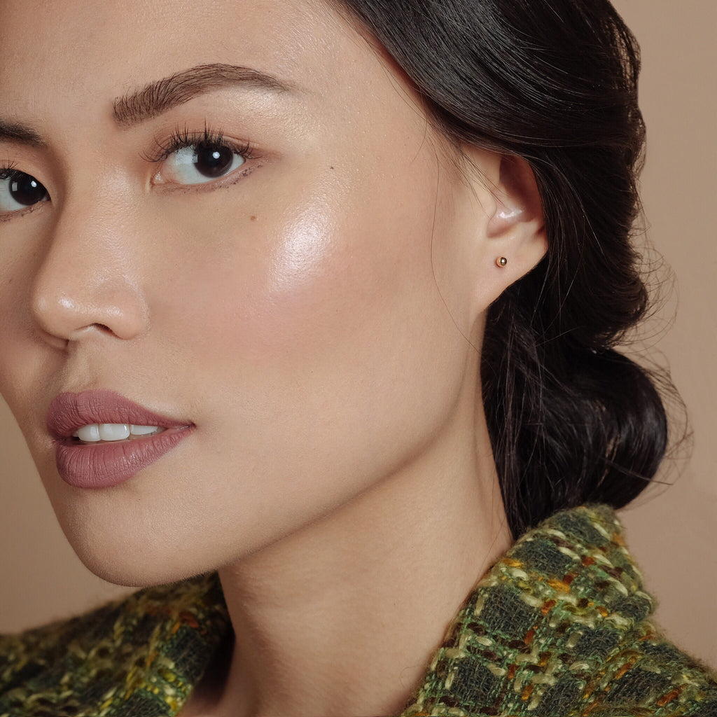 Hola Teeny-Tiny Studs (18K Gold Vermeil)