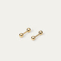 Hola Teeny-Tiny Studs (18K Gold Vermeil)