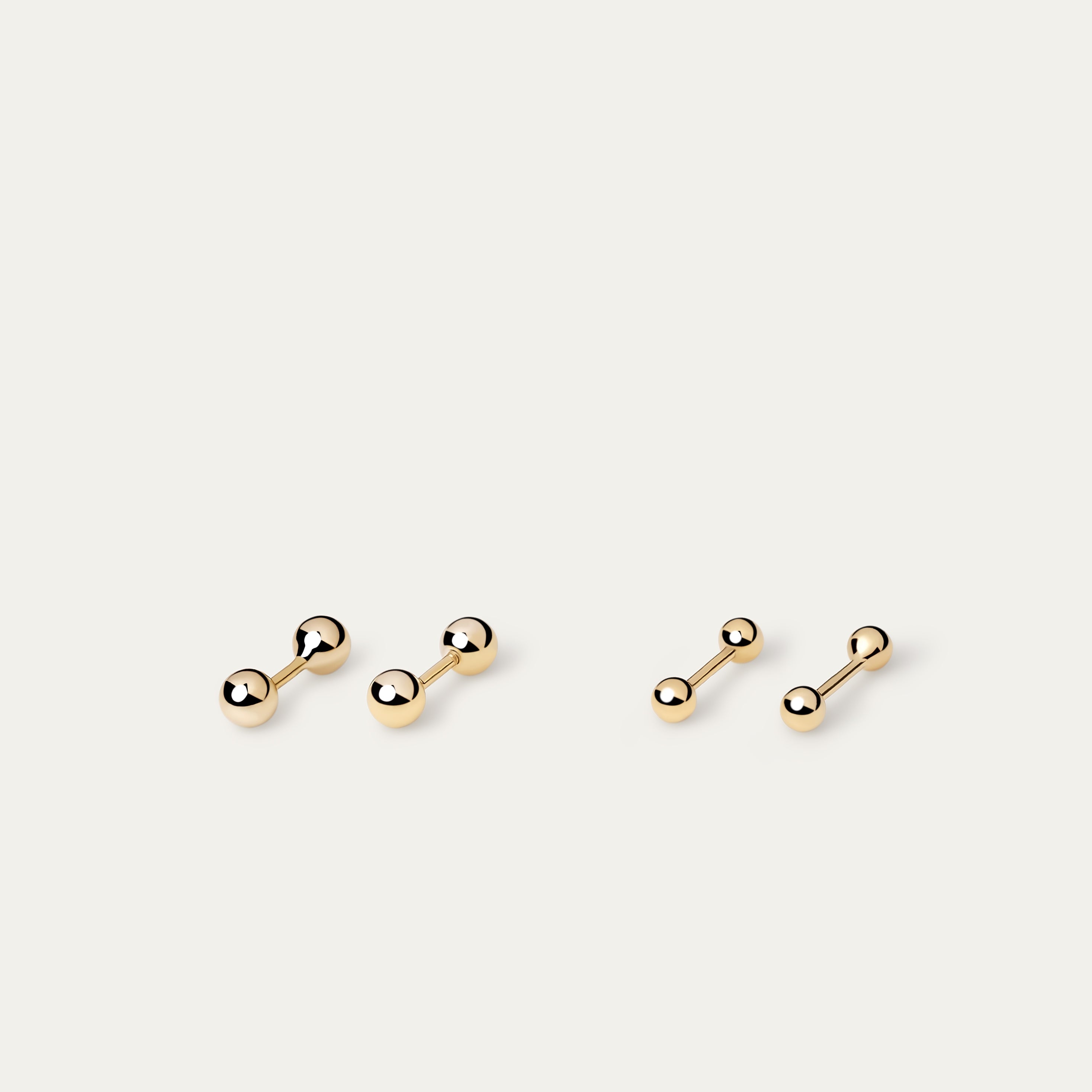 Hola Teeny-Tiny Studs (18K Gold Vermeil)