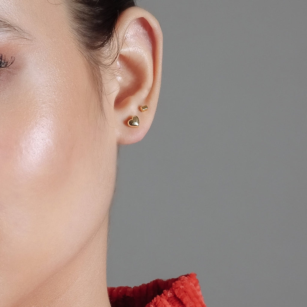 Ida Studs (14K Gold Vermeil)