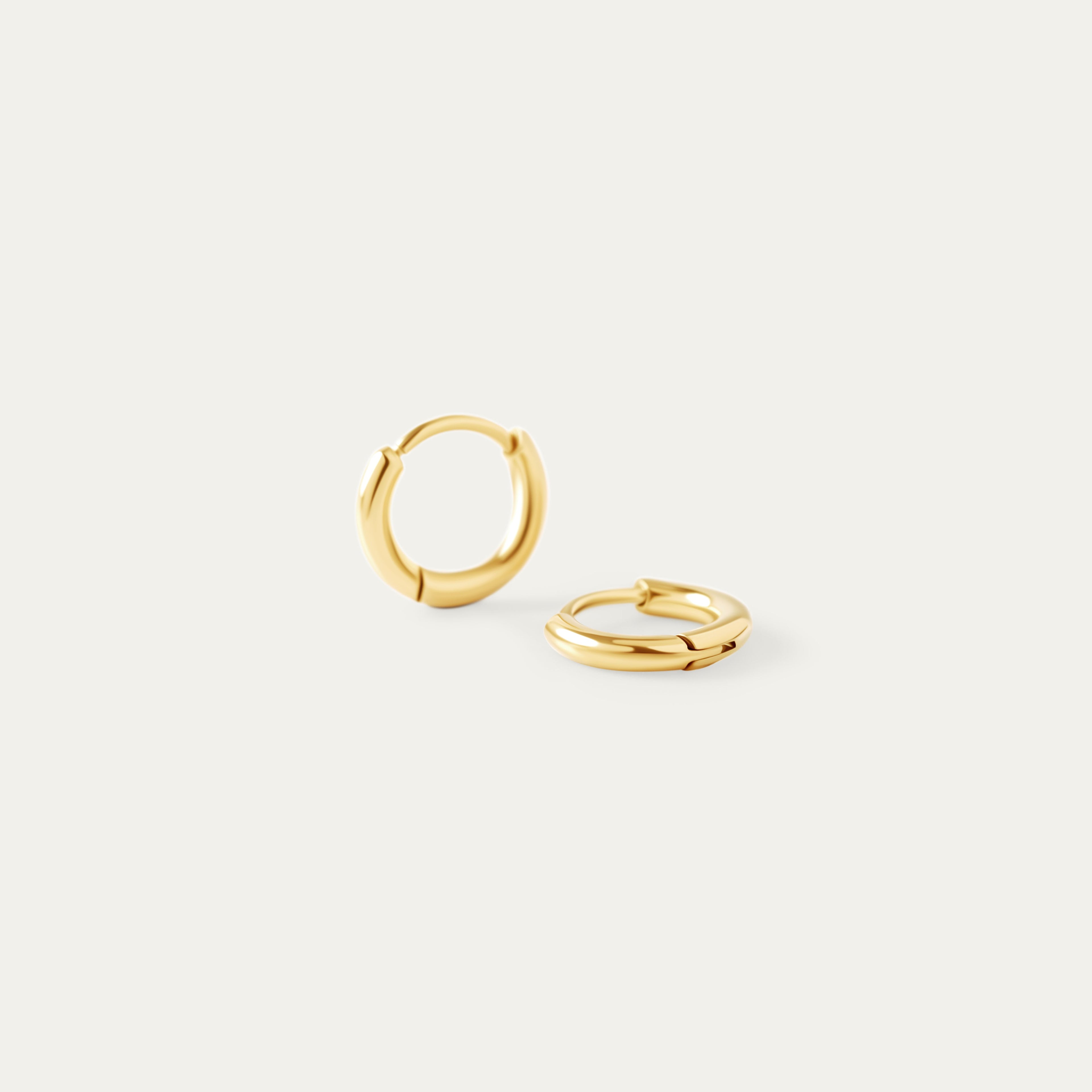 Shilo Teeny-Tiny Hoops (18K Gold Stainless Steel)