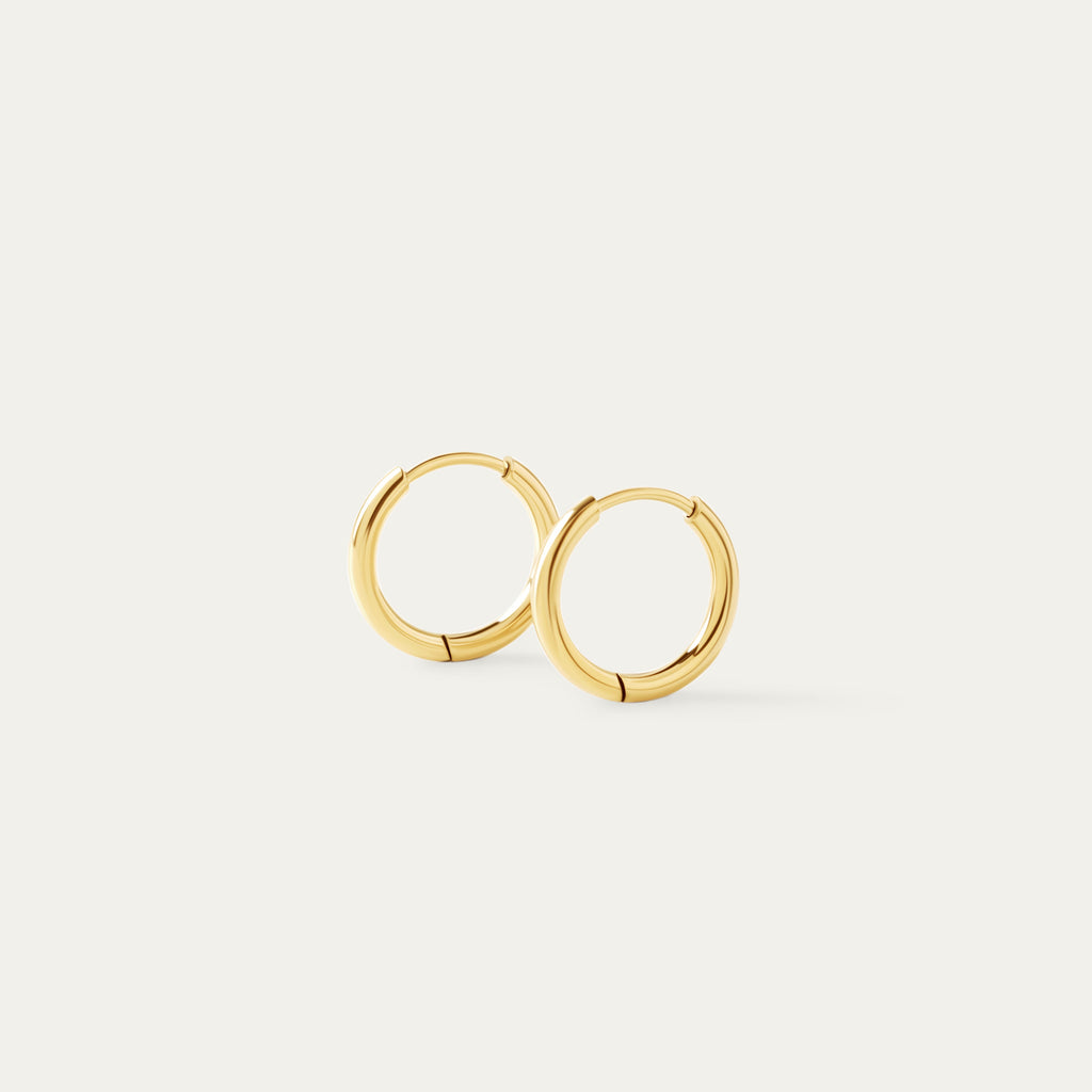 Shilo Tiny Hoops (18K Gold Stainless Steel)